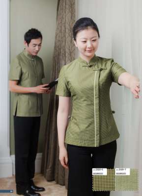 保潔服定制 舒適保潔服男女士夏季 綠