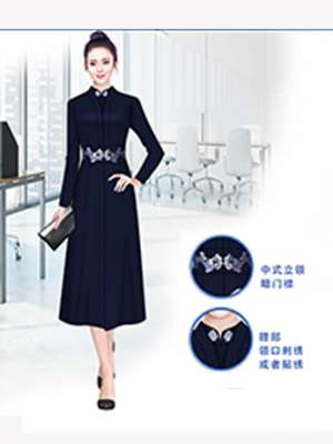 大衣定制 高端時(shí)尚女士大衣定制 高級(jí)藍(lán)色女士大衣